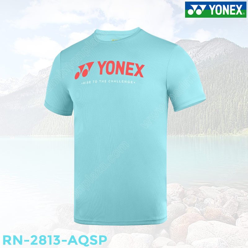 YONEX MEN ROUND NECK T-SHIRT AQUA SPLASH (2813-AQSP)