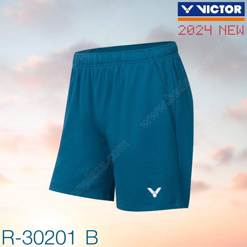 Victor 30201 Knitted Sports Shorts Nile Blue (R-30