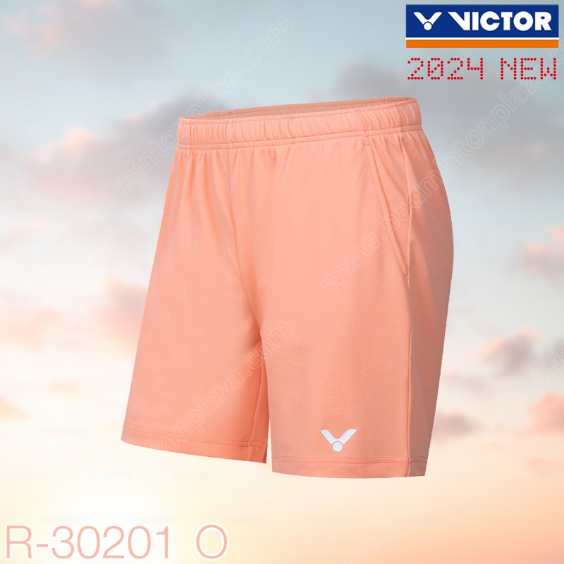 Victor 30201 Knitted Sports Shorts Papaya (R-30201