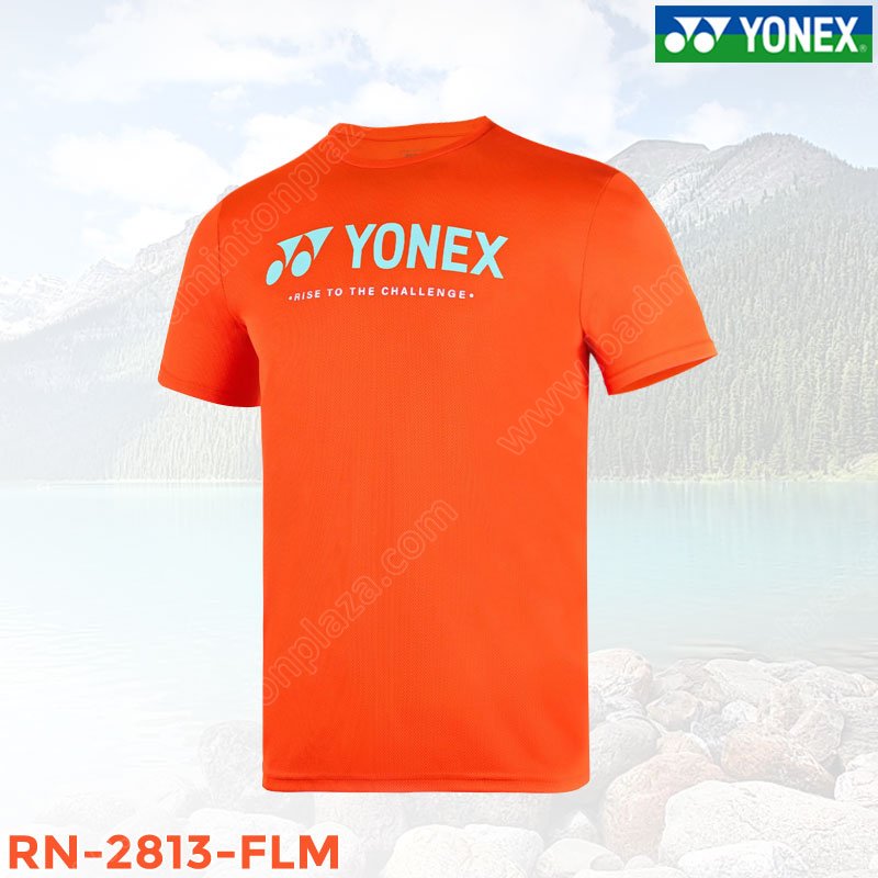 YONEX MEN ROUND NECK T-SHIRT FLAME (2813-FLM)