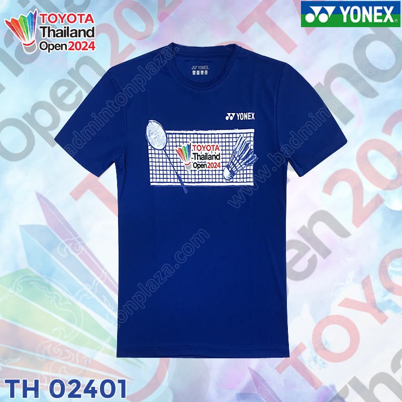 Yonex 2024 TOYOTA THAILAND OPEN Round Neck Tees Blue (TH02401-BL)